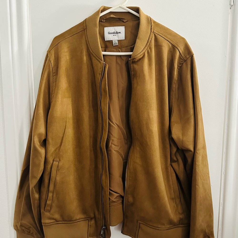 Goodfellow & Co Men's Brown Bomber Jacket